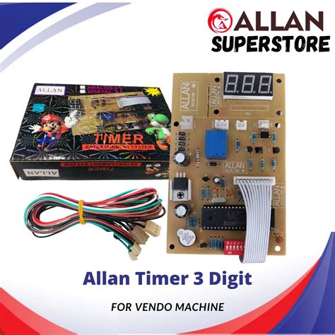 Allan Superstore 3 Digit Timer For Pisonet / Pisowifi / Vending .